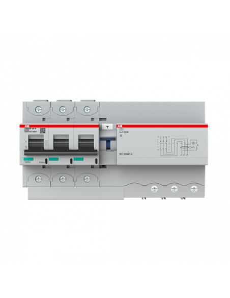 Disjoncteur Différentiel DS800P 3P 125A Cbe K 30mA Type A-APR immunisé 2CCG001345R0001 ABB G151818