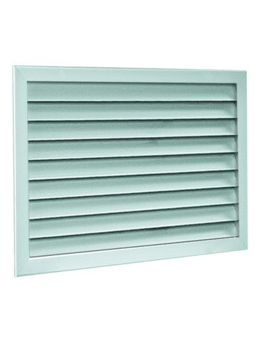 Grille extérieure murale en alu anodisé pour air neuf / vicié AWA 251 600x600mm ALDES 11052167