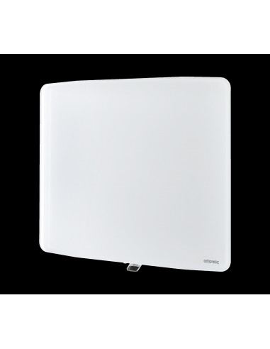 Radiateur verre connecté Verali horizontal 1000W blanc brillant ATLANTIC 507653