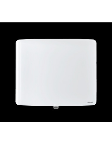 Radiateur verre connecté Verali horizontal 1000W blanc brillant ATLANTIC 507653