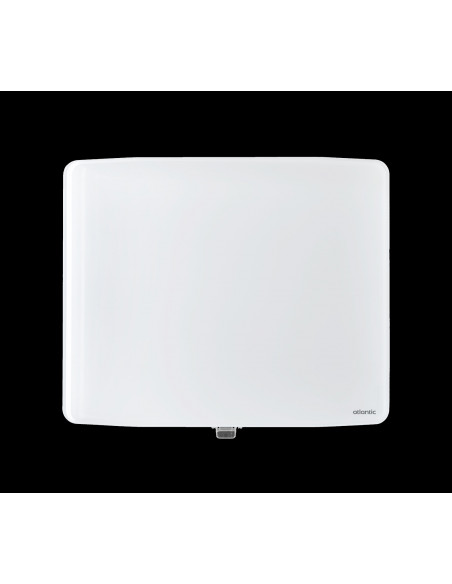 Radiateur verre connecté Verali horizontal 1000W blanc brillant ATLANTIC 507653