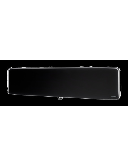 Radiateur verre connecté Verali plinthe 1500W noir brillant ATLANTIC 507664