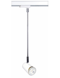JUDY 223 Spot Rail 3 all.023 GU10 sur tige lpe LED 4,6W 3000K 420lm dimm.JUDY, ARIC 4405