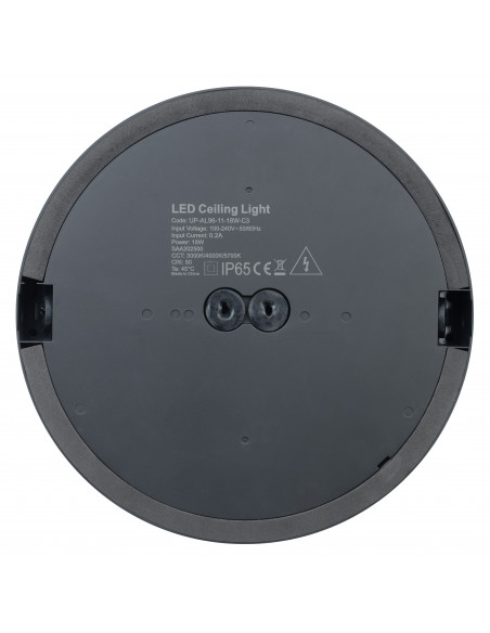 LUNI CCT 3/4/5700K IP65 NOIR LUNI, ARIC 51527