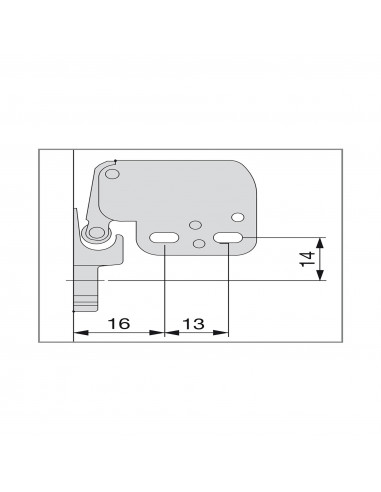 Fermeture Fast Latch pour meubles EMUCA 1275415