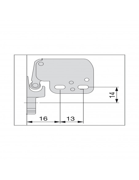Fermeture Fast Latch pour meubles EMUCA 1275415