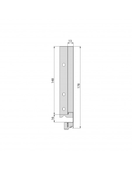 Tiroir extérieur Vertex 40 kg hauteur 178 mm EMUCA 3171825