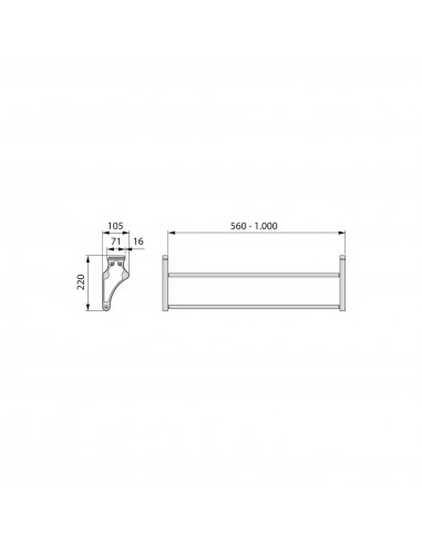 Range-chaussures Self pour intérieur d'armoire EMUCA 6211225