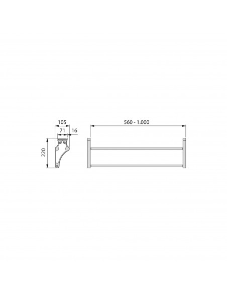 Range-chaussures Self pour intérieur d'armoire EMUCA 6211225