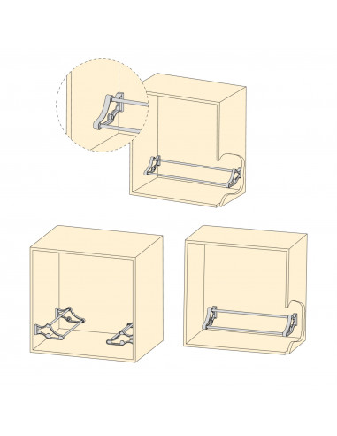 Range-chaussures Self pour intérieur d'armoire EMUCA 6211225