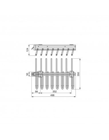 Porte-pantalons extractible EMUCA 6912813