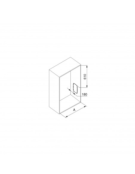Penderie rabattable pour armoire Sling EMUCA 7030011