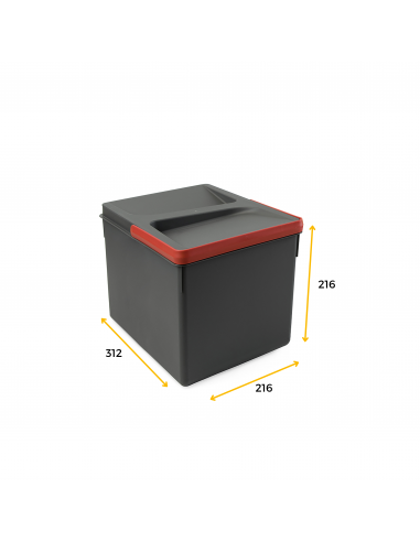 Poubelles pour tiroir de cuisine Recycle Hauteur 216 EMUCA 8197623