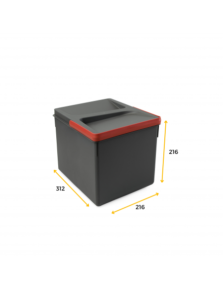 Poubelles pour tiroir de cuisine Recycle Hauteur 216 EMUCA 8197623