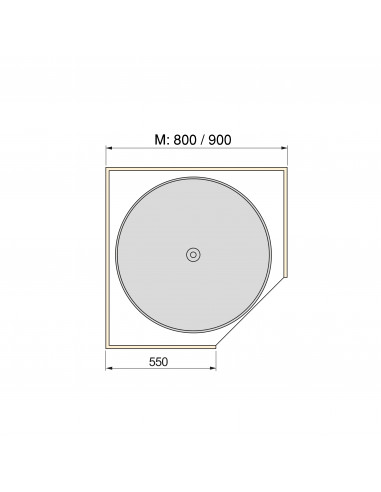Jeux de plateaux circulaires Shelvo EMUCA 8929021