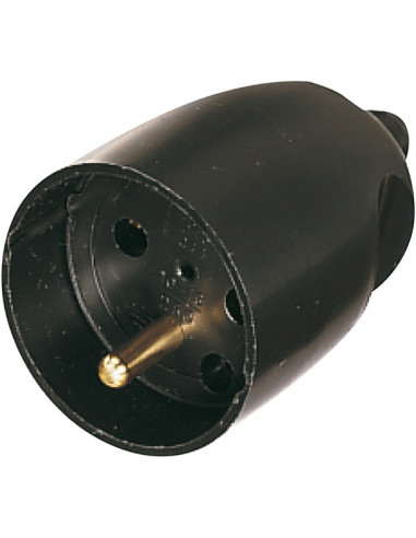 Fiche femelle 16A 2P+T noir L'EBENOID 021350