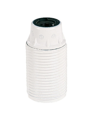 Douille E14 filetée blanc M10 L'EBENOID 046932