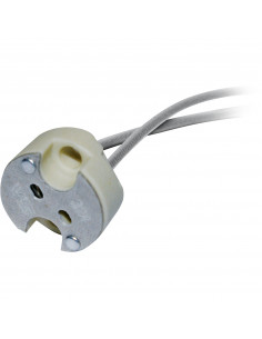 Douille gu5.3 + 2 fils 140mm L'EBENOID 047911