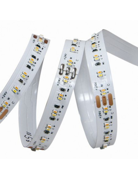 Ruban led 240LED/m 2110 24V IP20 bicolor CRI90 5m INTEGRATECH 240DOT-IP20-BIC