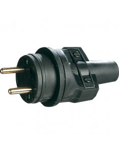 Fiche mâle 16A 2P+T IP44 EAN L'EBENOID 321471