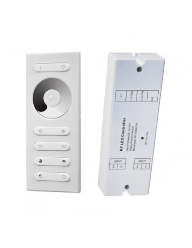 Kit sans fil mono-color basic 1 zone 24VDC 4x5A INTEGRATECH DIM-BASIC
