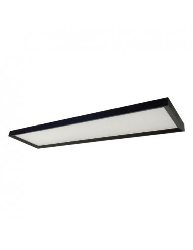 Cadre surface panneau led 30x120 noir RAL9005 INTEGRATECH FLAIR30120B