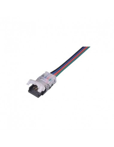 Connecteur câble ruban led IP20 10mm RGB INTEGRATECH LS-C-IP20-10-4