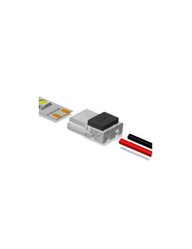 Clip connecteur mini IP20 mono 10mm 0,5mm² INTEGRATECH LS-CSM-IP20-10-2