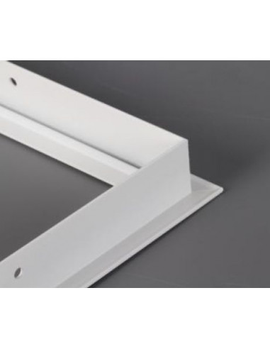 Cadre encastré pour panneau led 300x1200 RAL9016 INTEGRATECH QTRF30120W