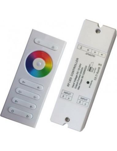 Kit sans fil RGB basic 1 zone 24VDC 3x5A INTEGRATECH RGB-BASIC