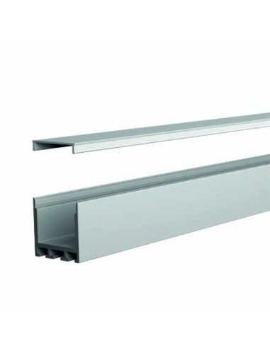 Profil SL Flat 35x35 alu 2m plexi opale acc inclus INTEGRATECH SLF3535A-O2