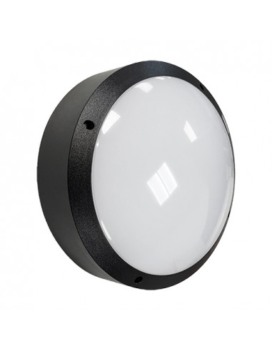 Lum led Sola 18W 4000K IP65 IK10 base noir INTEGRATECH SO184B