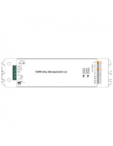 Alimentation+PWM out 24VDC 100W mono/cct/rgbw DT6 INTEGRATECH SR-10024-DALI-DT6