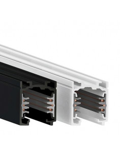 Rail universel triphasé dim 7p 2m noir INTEGRATECH TRA3F2MB