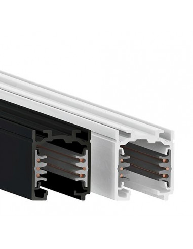 Rail universel triphasé dim 7p 2m blanc INTEGRATECH TRA3F2MW