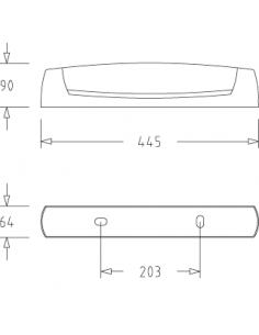 Applique Eo S19 LED 400lm 3000K IR blanc L'EBENOID 055319 2