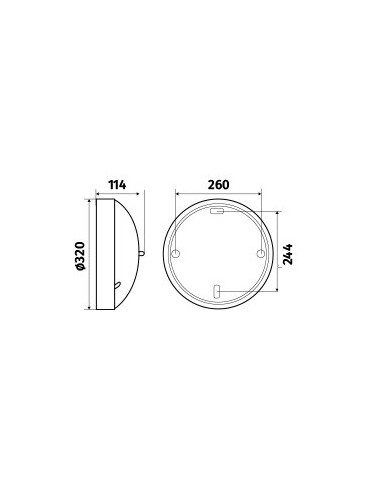 Axiome T2 2xE27 LED 1000lm 3000K IR blanc L'EBENOID 073055