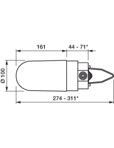 Lanterne suspendue E27 SSL L'EBENOID 073504 2