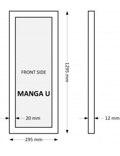 Panneau led Manga 30x120 4000K UGR17 ENEC INTEGRATECH MAU301205040 2