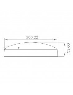 Luminaire led Sola 18W 3000K IP65 IK10 slave INTEGRATECH SO183RFD 2