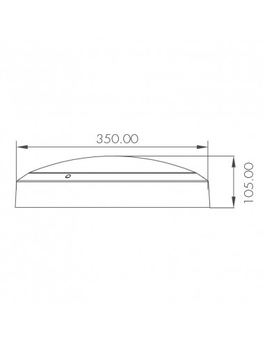 Luminaire led Sola 28W 3000K IP65 IK10 secours INTEGRATECH SO283EME