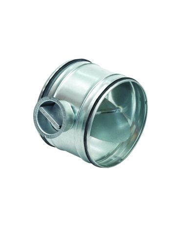 Registre galvanisé à joint Diamètre 125 ALDES 11098441