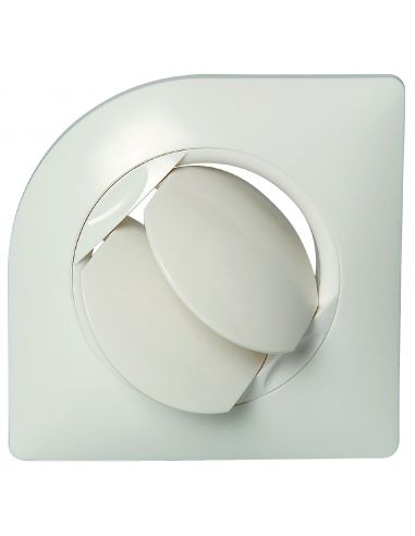 Grille plastique fixe BIO Design D 125 mm Blanc ALDES 11022061