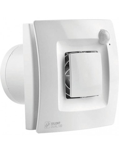 Aérateur intelligent, 90 m3/h, D100mm double détection hygrométrique + présence S&P (UNELVENT) 402700