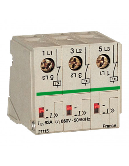 P25M bloc limiteur 63A SCHNEIDER 21115