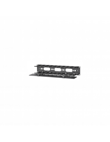 GESTIONNAIRE DE CÂBLES HORIZONTAL 2UX4P PROFONDEUR UN CÔTÉ AVEC CACHE APC SCHNEIDER AR8600A