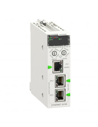 Switch Ethernet intégré X80 pour architectures M580 SCHNEIDER BMENOS0300