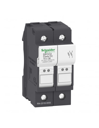 PORTE-FUS 2P 30A POUR FUSIBLE CLASS CC SCHNEIDER DFCC2