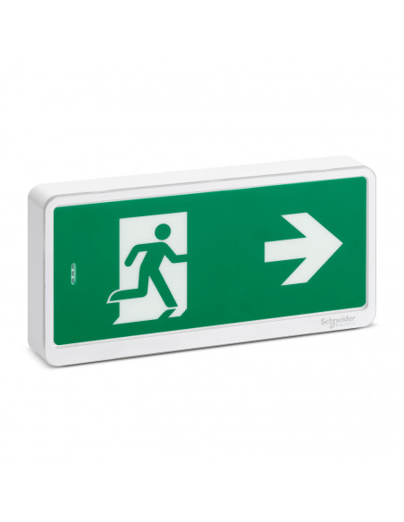 Exiway Light Bloc de secours Evacuation IP42 SATI SCHNEIDER OVA59110