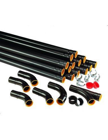 Kit réseau clipsable (sans colle) diamètre 44mm pour 1 prise ALDES 11071030